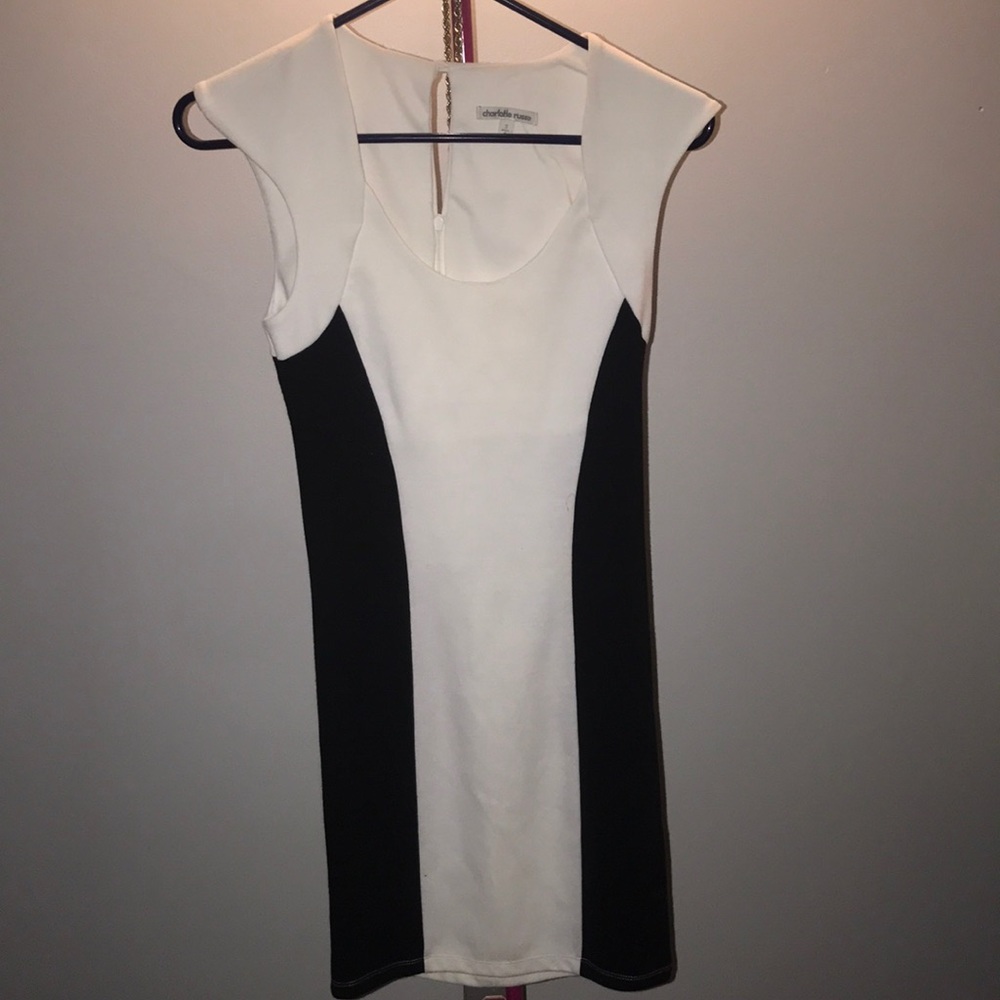 Black and white dress